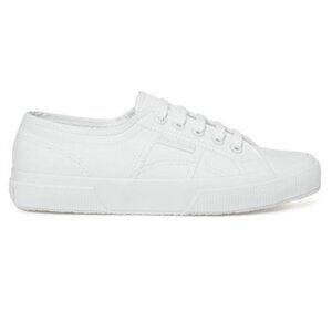 Superga - Womens 2750 Cotu Canvas Sneakers, size 5.5 US womens, color white.